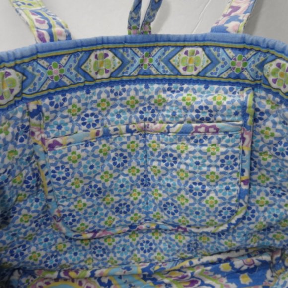 VINTAGE Vera Bradley CAPRI BLUE Bag - Picture 3 of 12